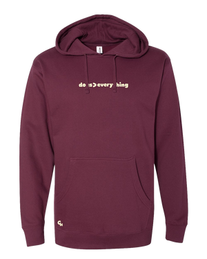 Maroon Red and Cream