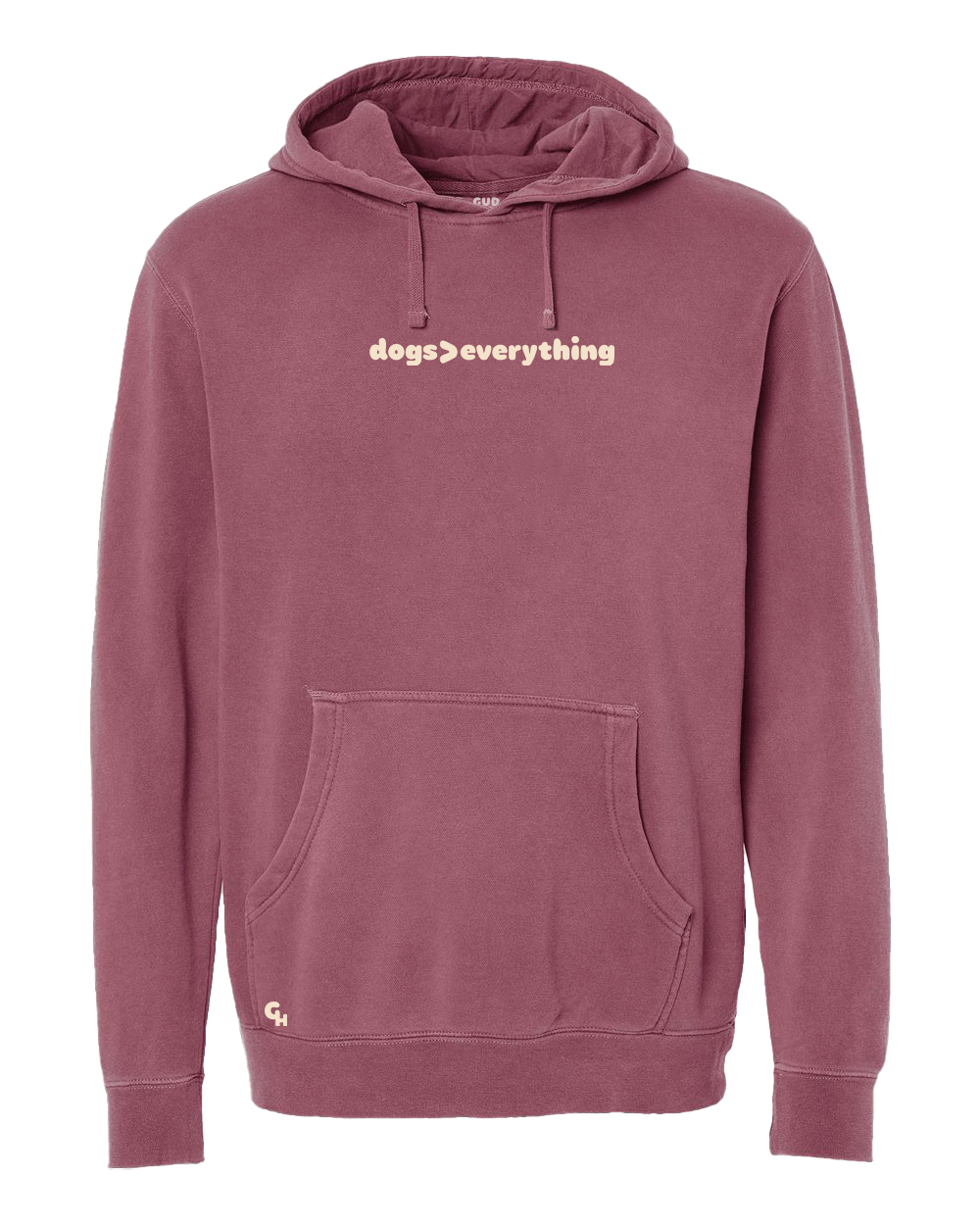 "Dogs Are Greater Than Everything" Vintage Unisex Hoodie
