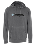 "I'll Take My Country Neat" Vintage Unisex Hoodie