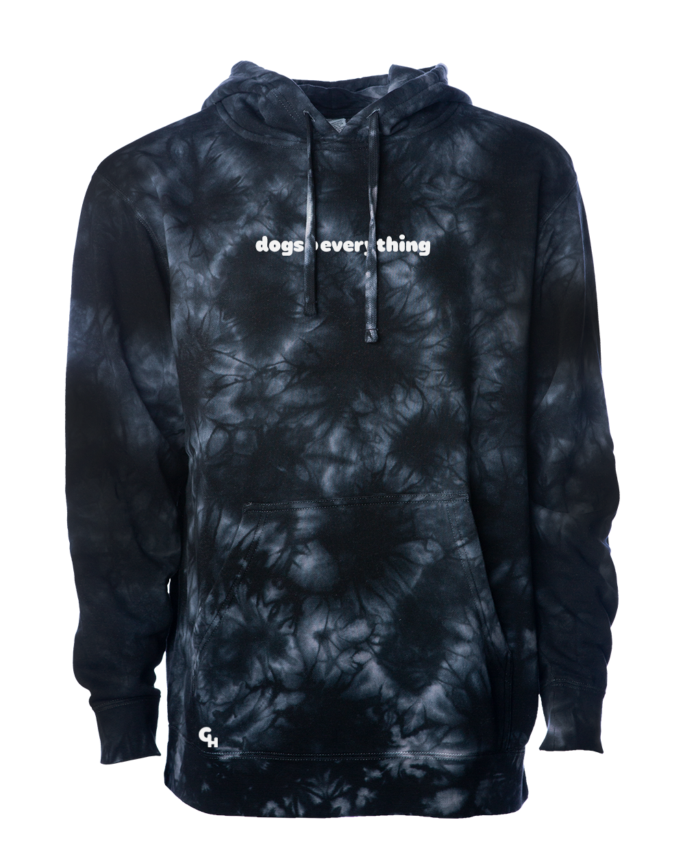 New! - Dogs Are Greater Than Everything Tie Dye Hoodie