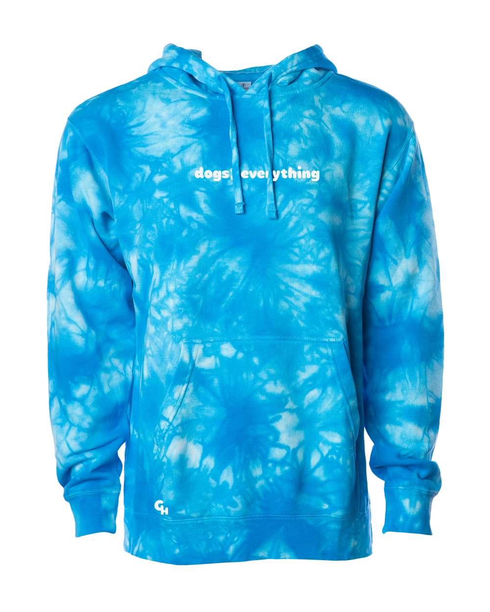 New! - Dogs Are Greater Than Everything Tie Dye Hoodie